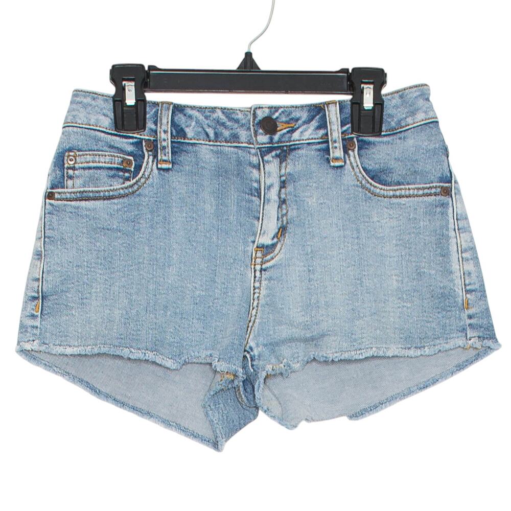Sunday Best Denim Shorts Cut Off Y2K Casual Streetwear Boho Summer Indie Blue 26